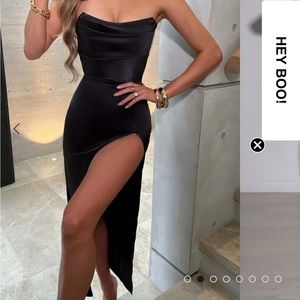 NWT BABYBOO FASHION Everly Maxi Dress Black XS